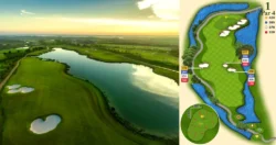Hố Golf 01 West Lakes Golf & Villas - Sân Golf Tân Mỹ