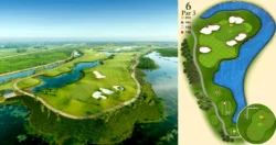 Hố Golf 06 West Lakes Golf & Villas - Sân Golf Tân Mỹ