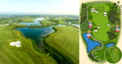 Hố Golf 09 West Lakes Golf & Villas - Sân Golf Tân Mỹ