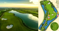 Hố Golf 12 West Lakes Golf & Villas - Sân Golf Tân Mỹ