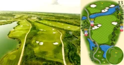 Hố Golf 13 West Lakes Golf & Villas - Sân Golf Tân Mỹ
