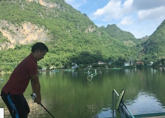Sân tập golf ở Sơn La
