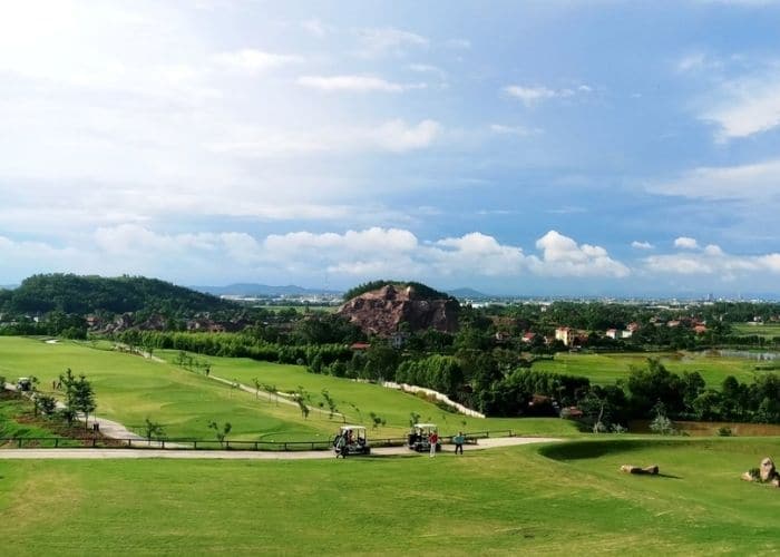Sân tập golf ở Bắc Giang