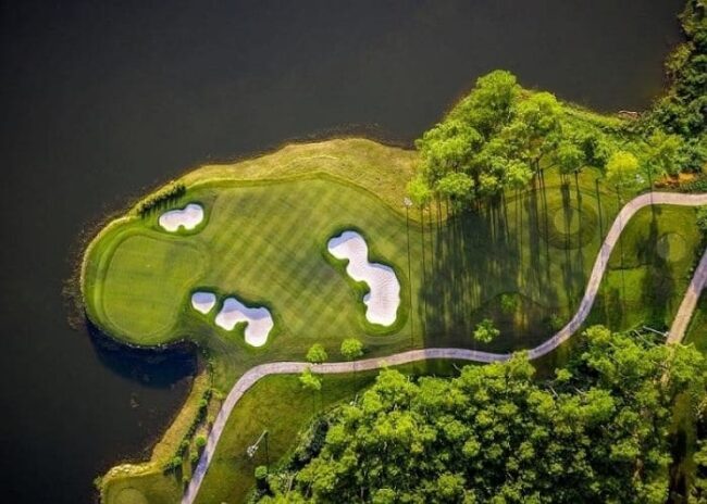 Sân tập golf ở Ninh Bình