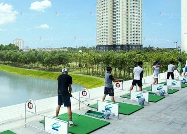 sân tập golf Ciputra