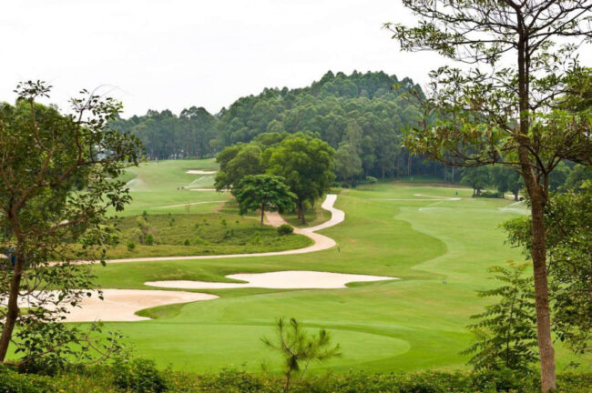 Sân golf Đồng Mô, sân gôn đồng mô, giá sân golf đồng mô, brg kings island golf resort sân đồng mô, đồng mô golf