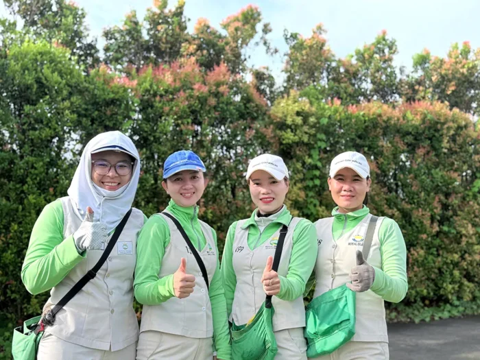 Đội ngũ cadyy của sân Mekong Đội ngũ cadyy của sân Mekong