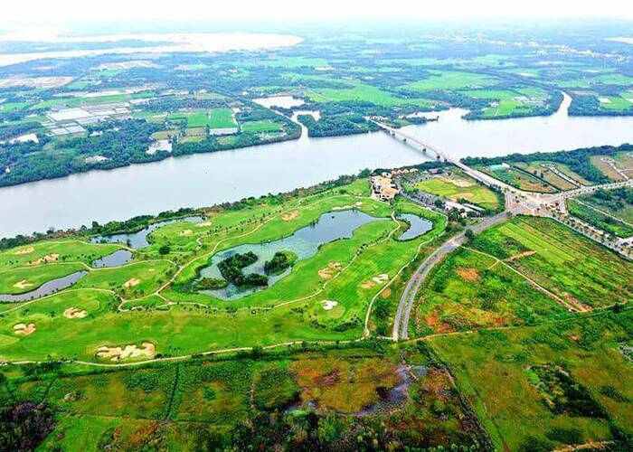 Các khu vực của sân golf Đại Phước Đồng Nai