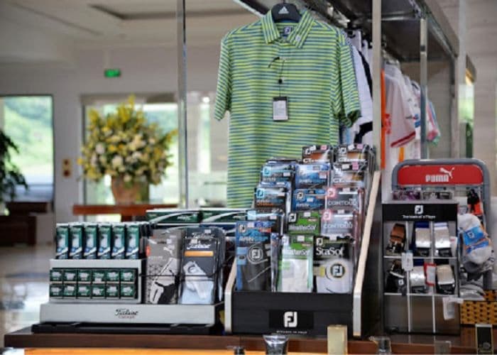 Cửa hàng Pro shop chuyên nghiệp tại sân golf Phượng Hoàng