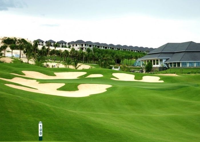 Thiết kế độc đao của sân golf mekong