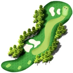 Hố số 2 sân golf Lakeside