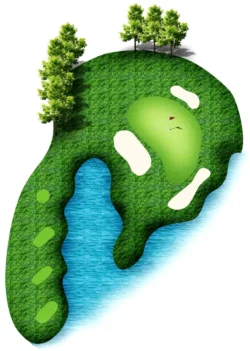 Hố số 3 sân golf Lakeside