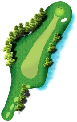 Hố số 4 sân golf Lakeside
