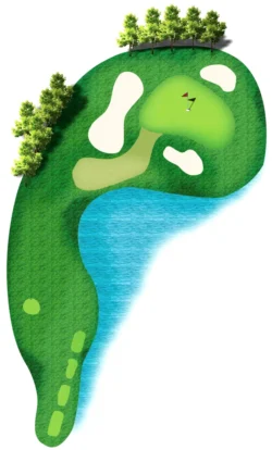 Hố số 8 sân golf Lakeside
