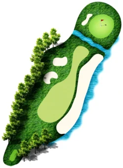 Hố số 9 sân golf Lakeside