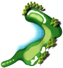 Hố số 15 sân golf Lakeside