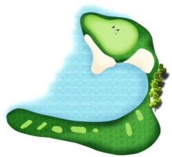 Hố số 16 sân golf Lakeside