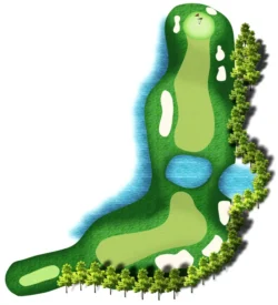 Hố số 17 sân golf Lakeside