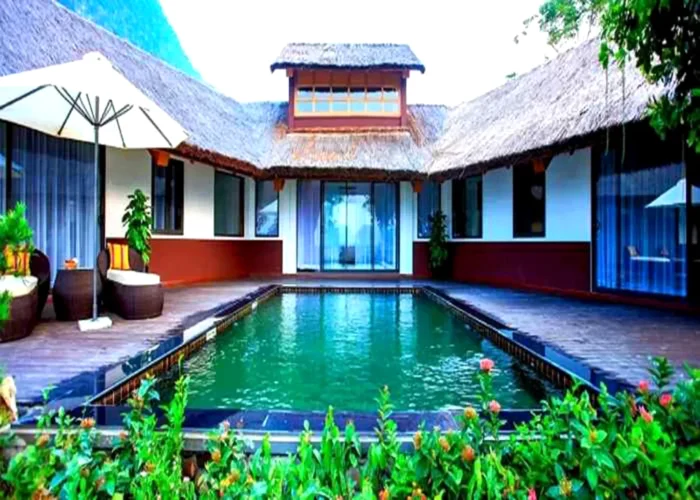 Bể bơi khu E của sân golf thanh lanh Bể bơi khu E của sân golf thanh lanh