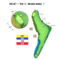 Hố 01 Queen Course Course Sân Golf Hoàng Gia - Sân Golf Yên Thắng - Royal Golf Ninh Binh Hố 01 Queen Course Course Sân Golf Hoàng Gia - Sân Golf Yên Thắng - Royal Golf Ninh Binh
