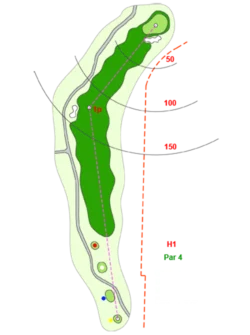 Hố 01 Sân Đồi Sân Golf Long Thành - Long Thành Golf Resort Sangolfvietnam