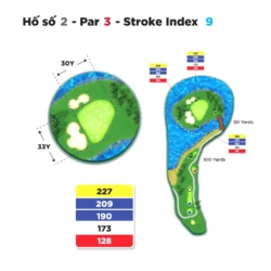 Hố 02 King Course Sân Golf Hoàng Gia - Sân Golf Yên Thắng - Royal Golf Ninh Binh Hố 02 King Course Sân Golf Hoàng Gia - Sân Golf Yên Thắng - Royal Golf Ninh Binh