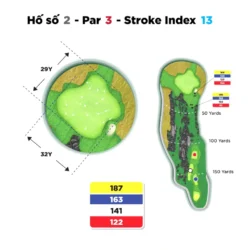 Hố 02 Queen Course Course Sân Golf Hoàng Gia - Sân Golf Yên Thắng - Royal Golf Ninh Binh Hố 02 Queen Course Course Sân Golf Hoàng Gia - Sân Golf Yên Thắng - Royal Golf Ninh Binh
