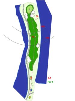 Hố 02 Sân Hồ Sân Golf Long Thành - Long Thành Golf Resort Sangolfvietnam