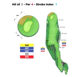 Hố 03 Queen Course Course Sân Golf Hoàng Gia - Sân Golf Yên Thắng - Royal Golf Ninh Binh Hố 03 Queen Course Course Sân Golf Hoàng Gia - Sân Golf Yên Thắng - Royal Golf Ninh Binh