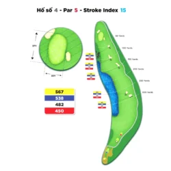 Hố 04 Queen Course Course Sân Golf Hoàng Gia - Sân Golf Yên Thắng - Royal Golf Ninh Binh Hố 04 Queen Course Course Sân Golf Hoàng Gia - Sân Golf Yên Thắng - Royal Golf Ninh Binh