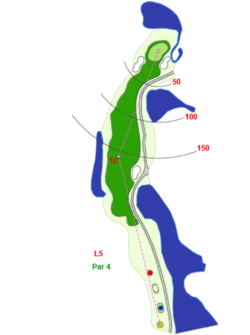 Hố 05 Sân Hồ Sân Golf Long Thành - Long Thành Golf Resort Sangolfvietnam