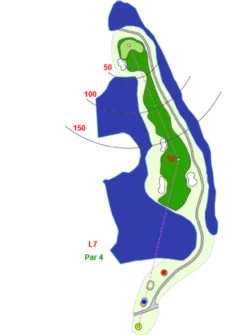 Hố 07 Sân Hồ Sân Golf Long Thành - Long Thành Golf Resort Sangolfvietnam