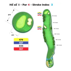 Hố 08 King Course Sân Golf Hoàng Gia - Sân Golf Yên Thắng - Royal Golf Ninh Binh Hố 08 King Course Sân Golf Hoàng Gia - Sân Golf Yên Thắng - Royal Golf Ninh Binh