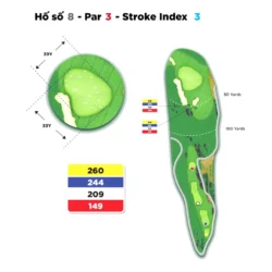 Hố 08 Queen Course Course Sân Golf Hoàng Gia - Sân Golf Yên Thắng - Royal Golf Ninh Binh Hố 08 Queen Course Course Sân Golf Hoàng Gia - Sân Golf Yên Thắng - Royal Golf Ninh Binh