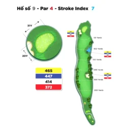 Hố 09 King Course Sân Golf Hoàng Gia - Sân Golf Yên Thắng - Royal Golf Ninh Binh Hố 09 King Course Sân Golf Hoàng Gia - Sân Golf Yên Thắng - Royal Golf Ninh Binh