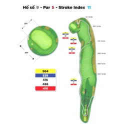 Hố 09 Queen Course Course Sân Golf Hoàng Gia - Sân Golf Yên Thắng - Royal Golf Ninh Binh Hố 09 Queen Course Course Sân Golf Hoàng Gia - Sân Golf Yên Thắng - Royal Golf Ninh Binh