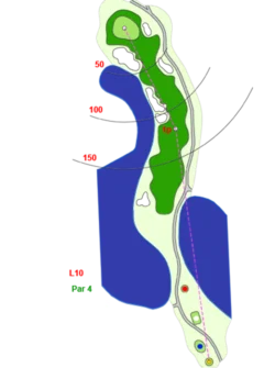 Hố 10 Sân Hồ Sân Golf Long Thành - Long Thành Golf Resort Sangolfvietnam