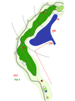 Hố 11 Sân Đồi Sân Golf Long Thành - Long Thành Golf Resort Sangolfvietnam