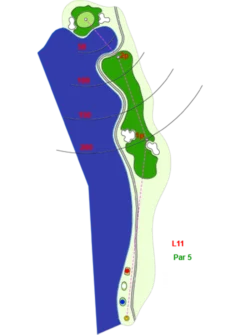 Hố 11 Sân Hồ Sân Golf Long Thành - Long Thành Golf Resort Sangolfvietnam