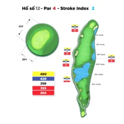 Hố 12 King Course Sân Golf Hoàng Gia - Sân Golf Yên Thắng - Royal Golf Ninh Binh Hố 12 King Course Sân Golf Hoàng Gia - Sân Golf Yên Thắng - Royal Golf Ninh Binh