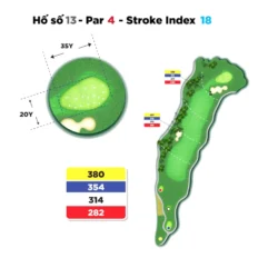 Hố 13 King Course Sân Golf Hoàng Gia - Sân Golf Yên Thắng - Royal Golf Ninh Binh Hố 13 King Course Sân Golf Hoàng Gia - Sân Golf Yên Thắng - Royal Golf Ninh Binh
