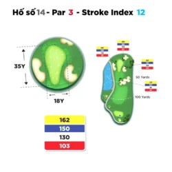 Hố 14 King Course Sân Golf Hoàng Gia - Sân Golf Yên Thắng - Royal Golf Ninh Binh Hố 14 King Course Sân Golf Hoàng Gia - Sân Golf Yên Thắng - Royal Golf Ninh Binh