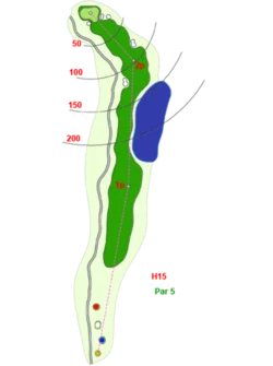 Hố 15 Sân Đồi Sân Golf Long Thành - Long Thành Golf Resort Sangolfvietnam