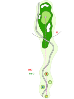 Hố 17 Sân Đồi Sân Golf Long Thành - Long Thành Golf Resort Sangolfvietnam