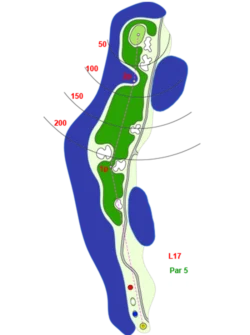 Hố 17 Sân Hồ Sân Golf Long Thành - Long Thành Golf Resort Sangolfvietnam