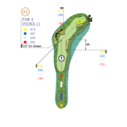 Hố Golf 01 Sân Đầm Lầy Sân Golf Vinpearl Hải Phòng - Sân Golf Vũ Yên Hải Phòng