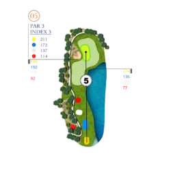Hố Golf 05 Sân Hồ Sân Golf Vinpearl Hải Phòng - Sân Golf Vũ Yên Hải Phòng