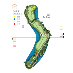 Hố Golf 06 Sân Hồ Sân Golf Vinpearl Hải Phòng - Sân Golf Vũ Yên Hải Phòng