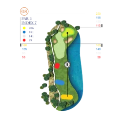 Hố Golf 08 Sân Hồ Sân Golf Vinpearl Hải Phòng - Sân Golf Vũ Yên Hải Phòng