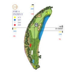 Hố Golf 14 Sân Hồ Sân Golf Vinpearl Hải Phòng - Sân Golf Vũ Yên Hải Phòng